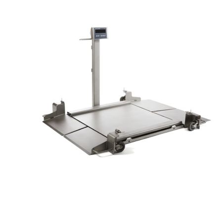 Balance de plancher 2888P-SS - Capacité 0,5K - Plateforme industrielle 24x24 avec câble de 1 pied