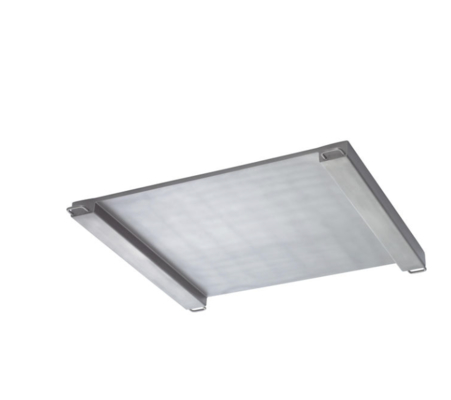 PUA579-CS300 Balance de sol – Plateforme en acier inoxydable à profil bas de 300 kg pour utilisation hygiénique