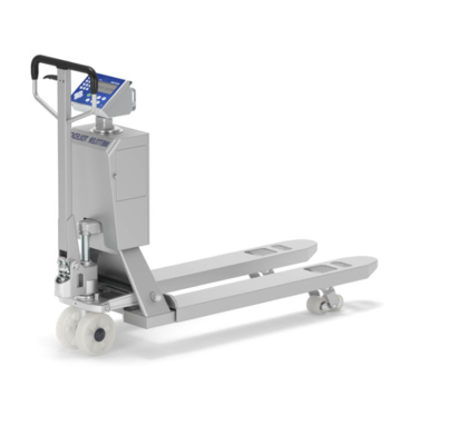 PJA539OE62 Transpalette peseur industriel – Balance intégrée pour pesage efficace en entrepôt