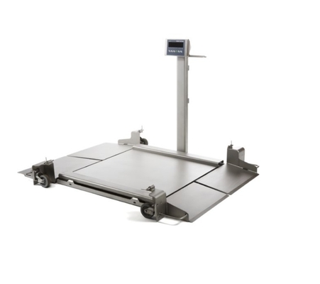 Balance de plancher 2888P-SS - Capacité 0,5K - Plateforme industrielle 24x24 avec câble de 1 pied