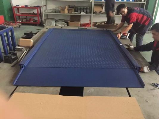 Balance numérique de plancher à profil très bas pour la pesée industrielle lourde