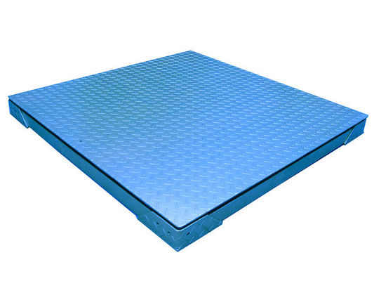 Échelle de pesage de plancher industriel à profil bas avec cellules de charge d'accès à la rampe