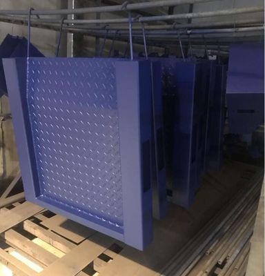 Échafaudage de plancher en acier inoxydable à profil bas industriel Mettler Toledo 500kg / 1000Kg 1,2x1.2M