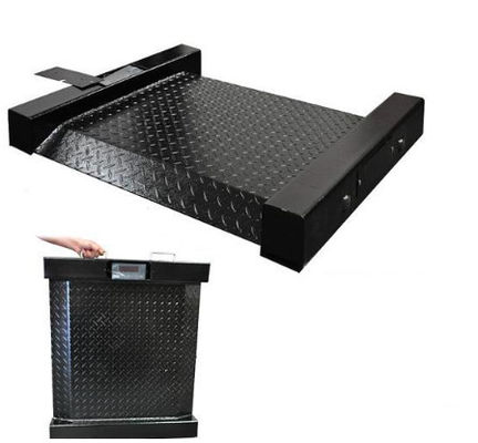 Échelle numérique de plancher à profil ultra bas pour poids industriel lourd de 5000 kg / 8000 kg