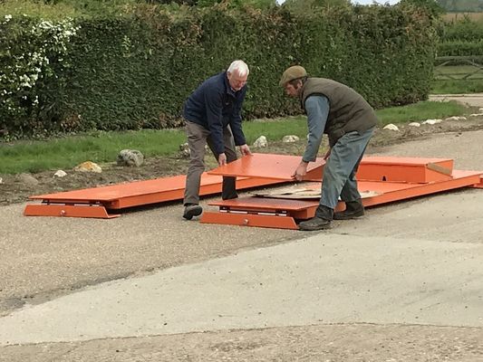 Balances portables fiables pour les essieux de camions pour une mesure précise du poids
