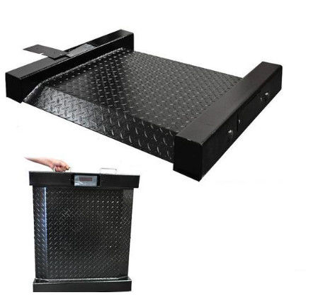 Échelle numérique de plancher à profil ultra bas pour poids industriel lourd de 5000 kg / 8000 kg