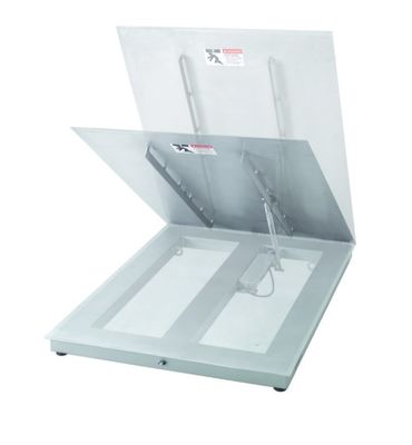 PFA579lift-DS1500A Balance de sol industrielle robuste avec plateau de charge pliable pour un rangement facile